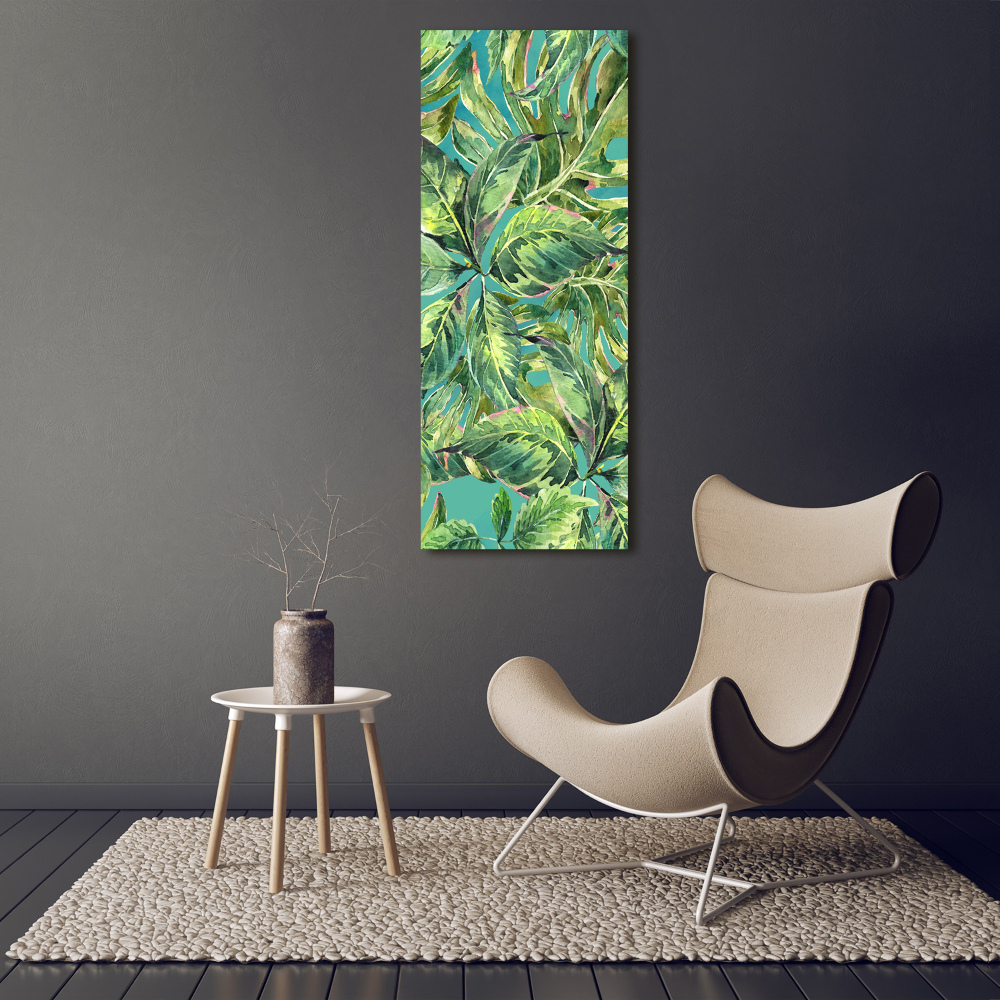 Print on acrylic Tropical leaves