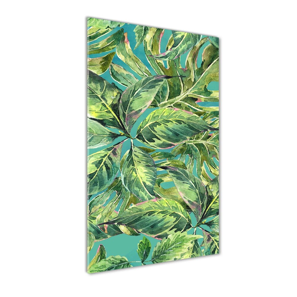 Print on acrylic Tropical leaves