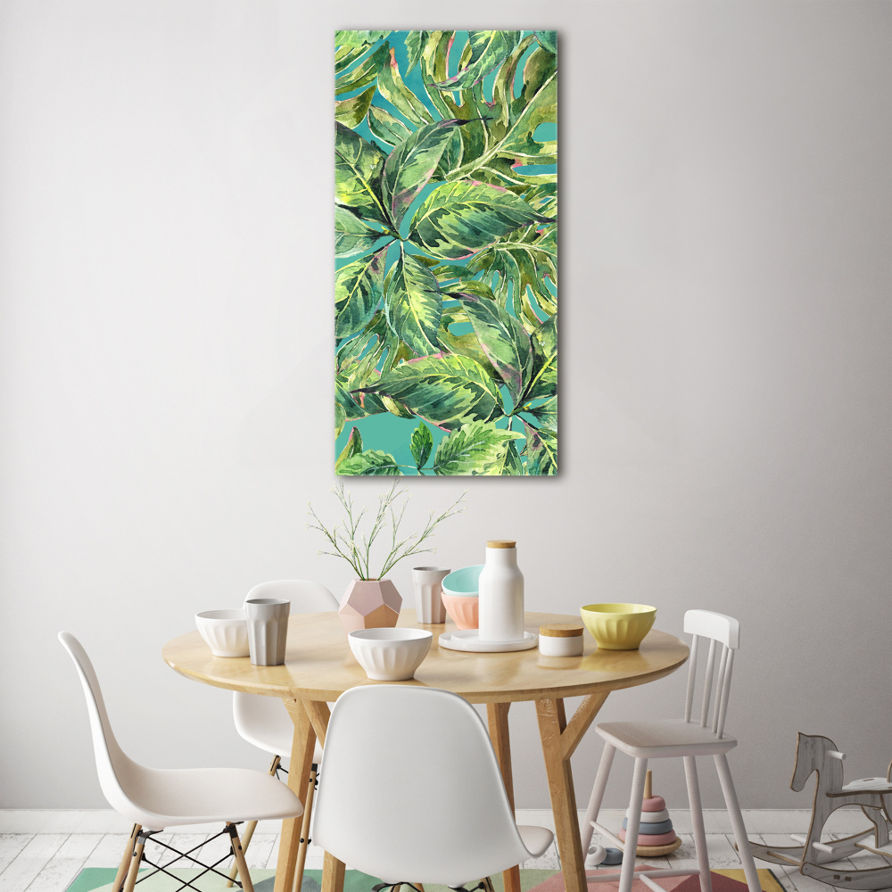 Print on acrylic Tropical leaves