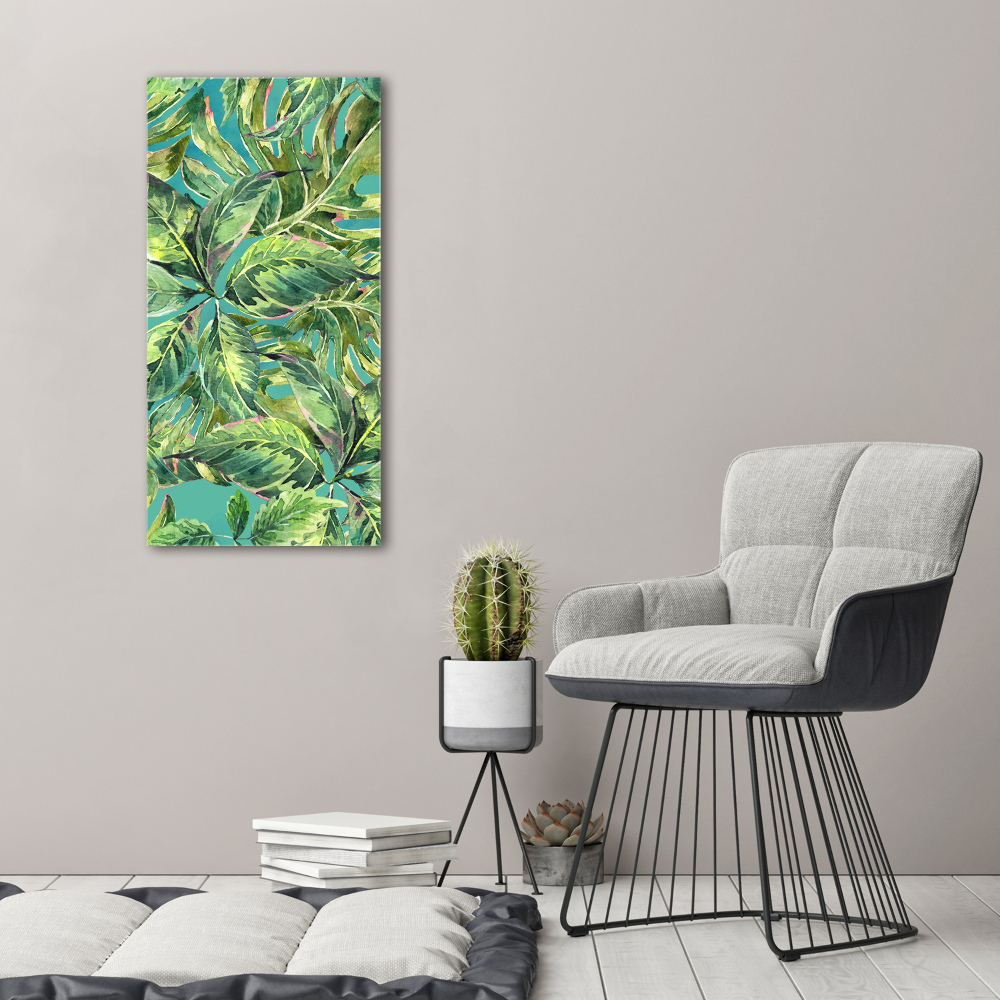 Print on acrylic Tropical leaves