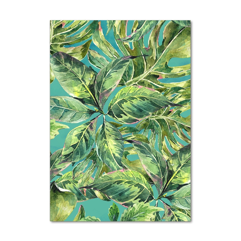 Print on acrylic Tropical leaves