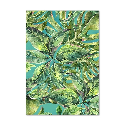 Print on acrylic Tropical leaves