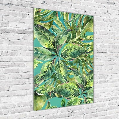 Print on acrylic Tropical leaves