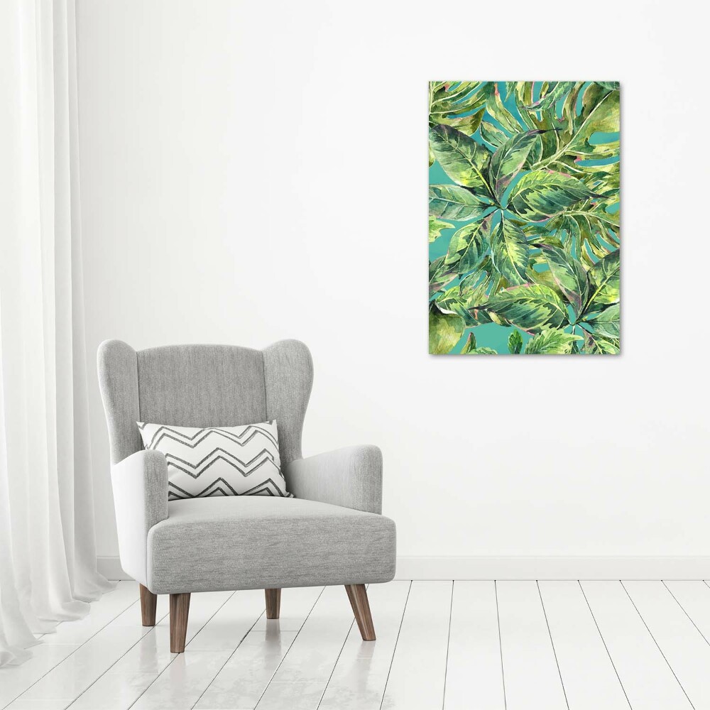 Print on acrylic Tropical leaves