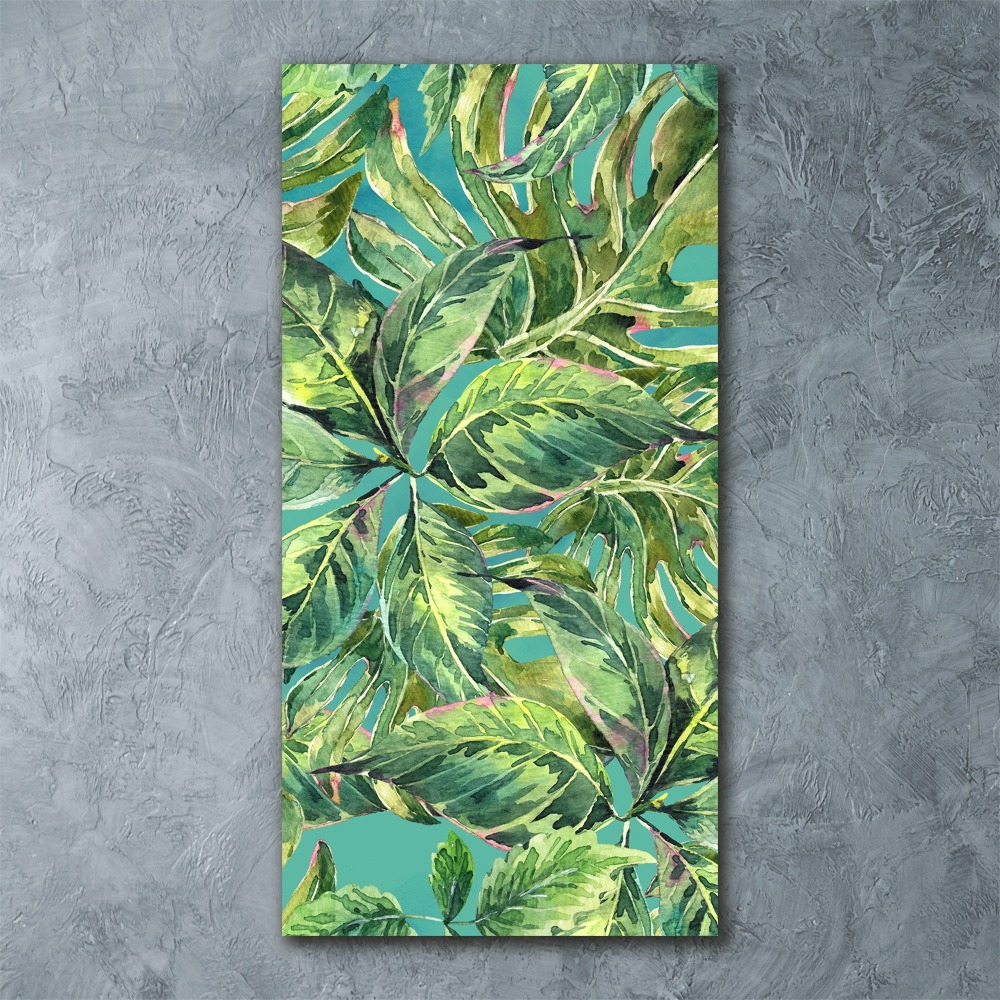 Print on acrylic Tropical leaves