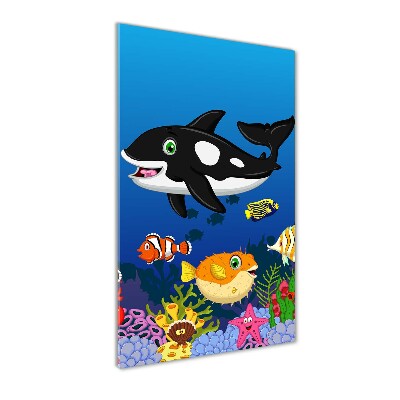 Acrylic glass print Underwater world