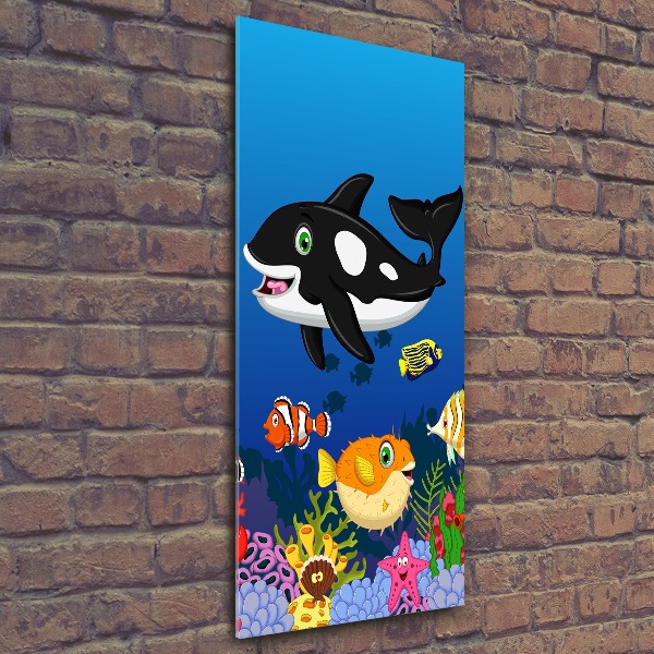 Acrylic glass print Underwater world