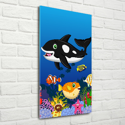 Acrylic glass print Underwater world