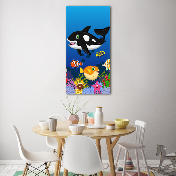 Acrylic glass print Underwater world