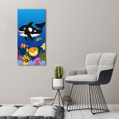 Acrylic glass print Underwater world