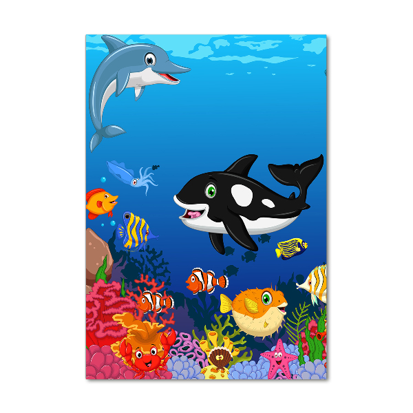 Acrylic glass print Underwater world