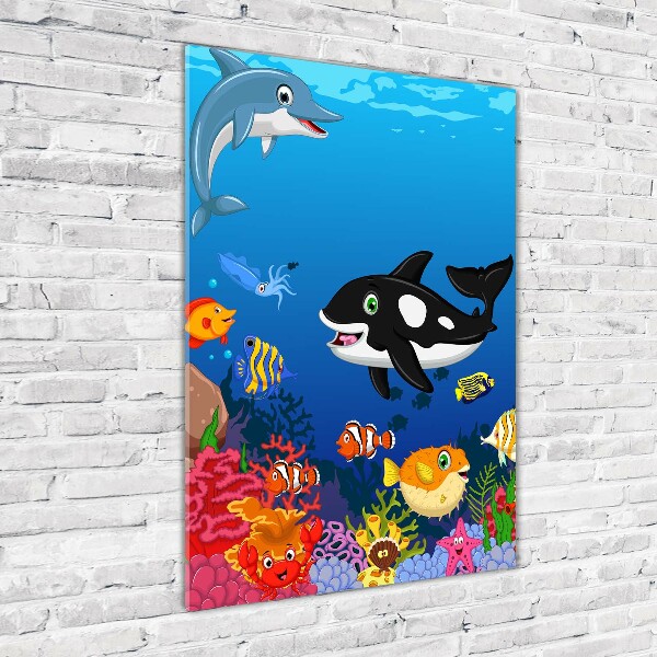 Acrylic glass print Underwater world