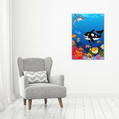 Acrylic glass print Underwater world