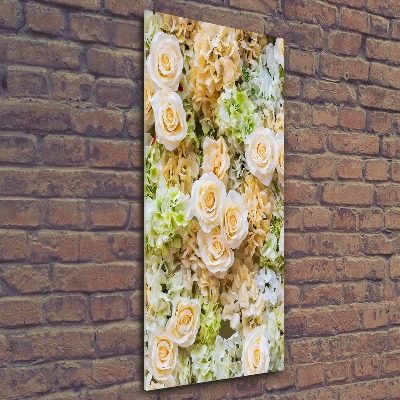 Print on acrylic glass Wedding flowers