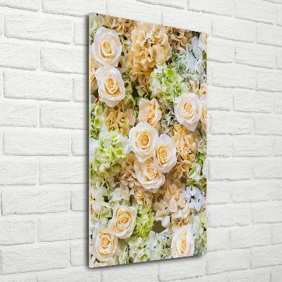 Print on acrylic glass Wedding flowers