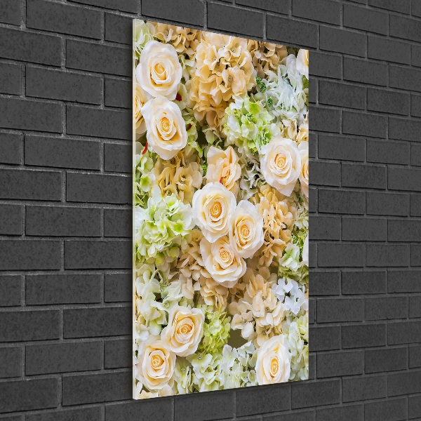 Print on acrylic glass Wedding flowers