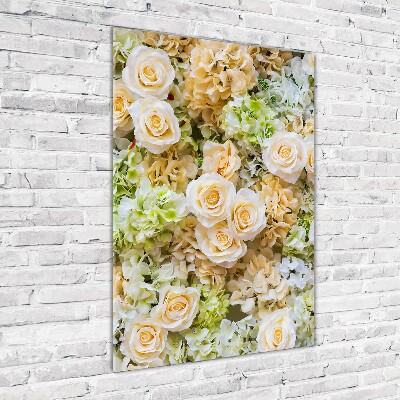 Print on acrylic glass Wedding flowers