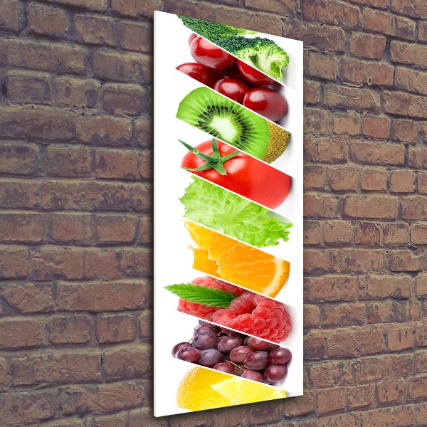 Print on acrylic Vegetables and fruits