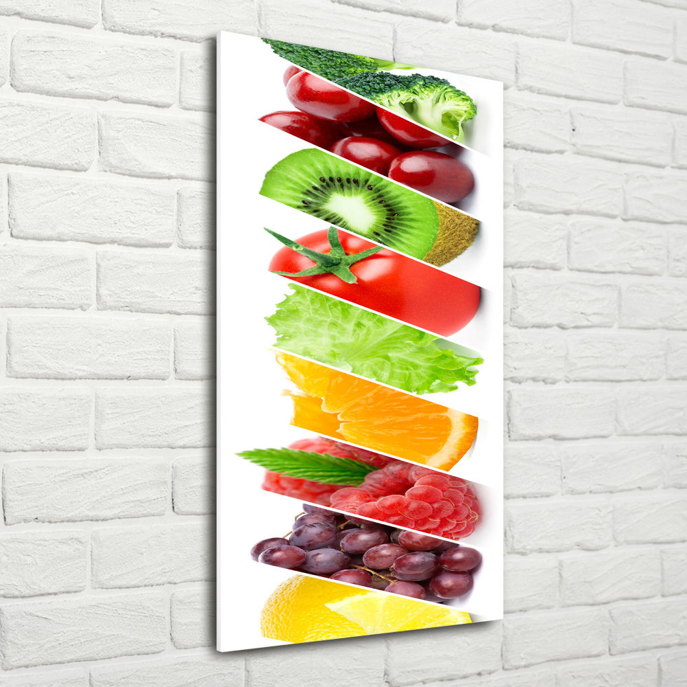 Print on acrylic Vegetables and fruits