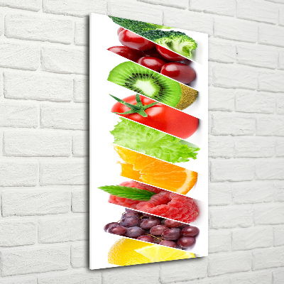 Print on acrylic Vegetables and fruits