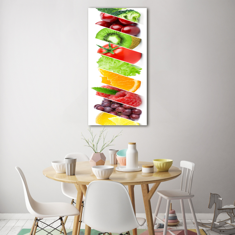 Print on acrylic Vegetables and fruits