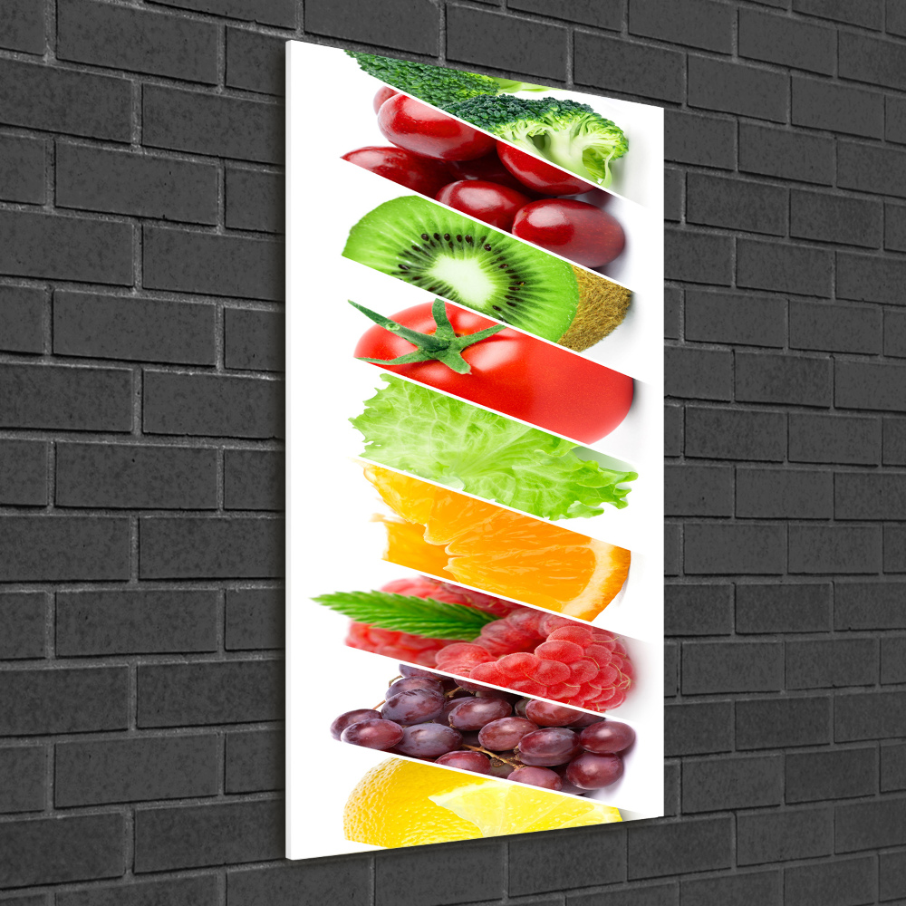 Print on acrylic Vegetables and fruits