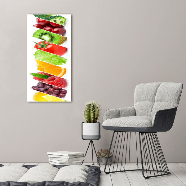 Print on acrylic Vegetables and fruits