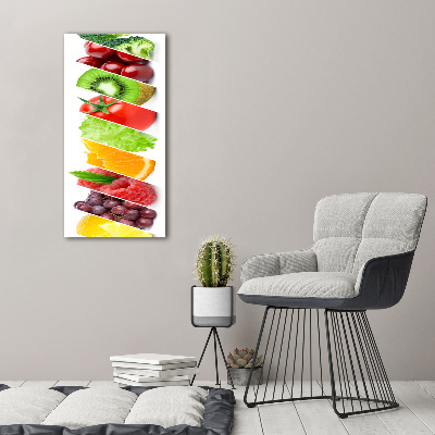 Print on acrylic Vegetables and fruits