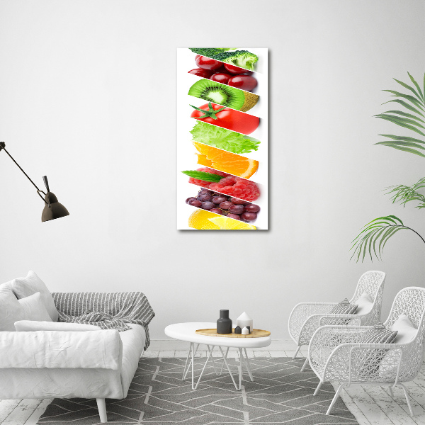 Print on acrylic Vegetables and fruits