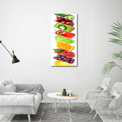 Print on acrylic Vegetables and fruits