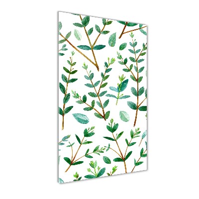 Wall art acrylic Eucalyptus branches