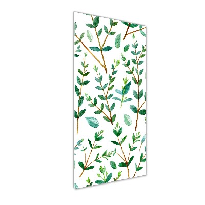 Wall art acrylic Eucalyptus branches