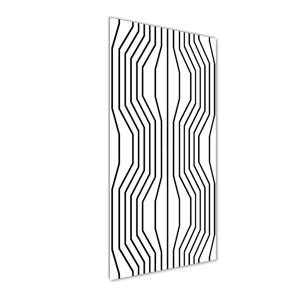 Acrylic wall art Geometric lines