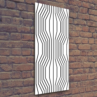 Acrylic wall art Geometric lines