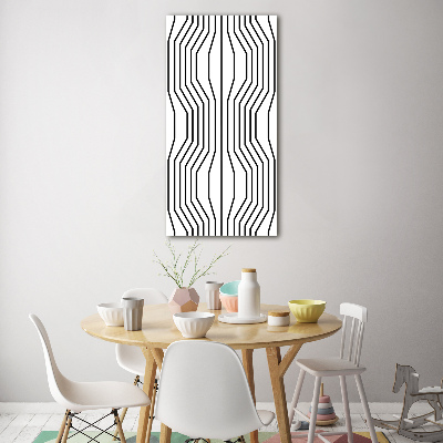 Acrylic wall art Geometric lines