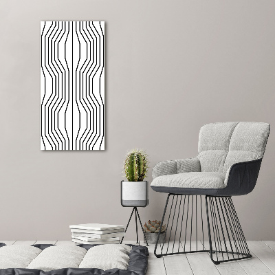 Acrylic wall art Geometric lines