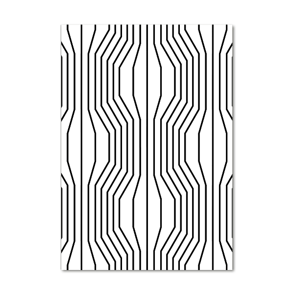 Acrylic wall art Geometric lines