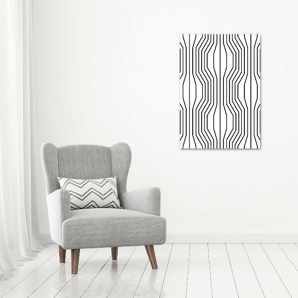 Acrylic wall art Geometric lines