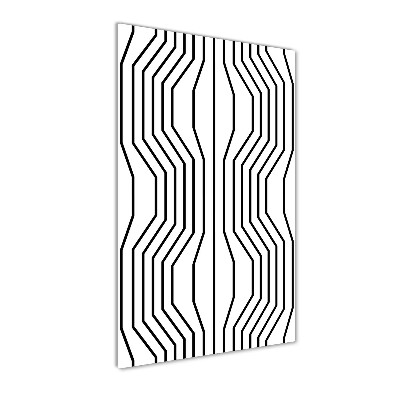 Acrylic wall art Geometric lines