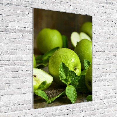 Print on acrylic Green apples