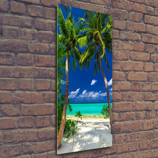 Acrylic print Tropical beach