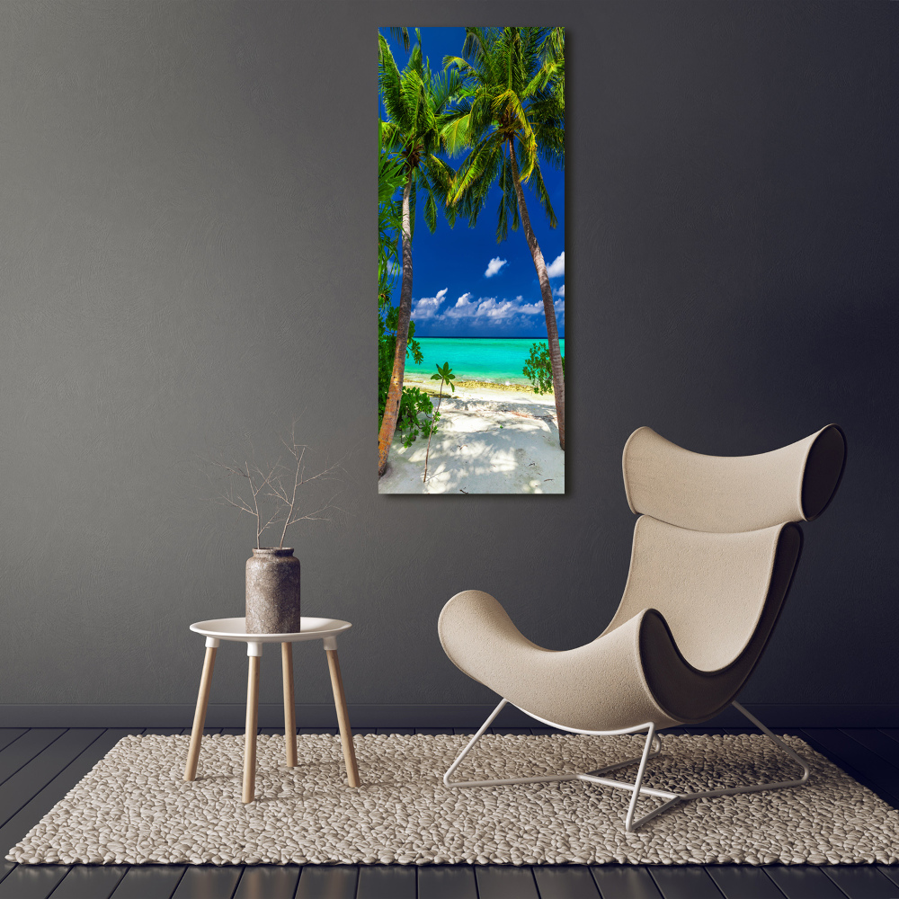 Acrylic print Tropical beach