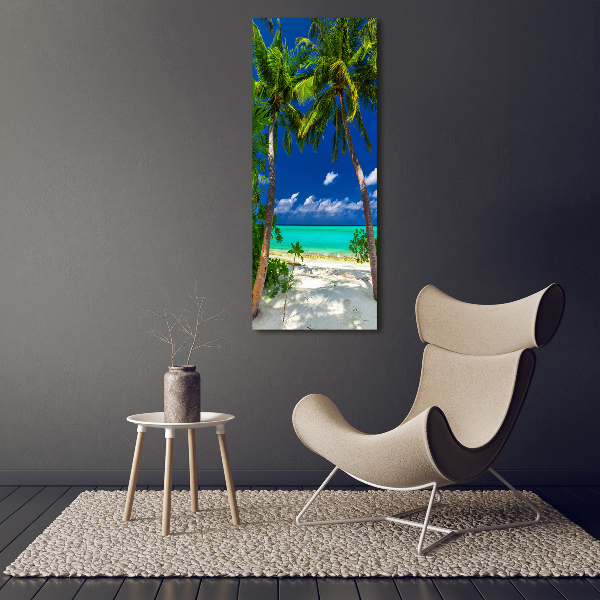 Acrylic print Tropical beach