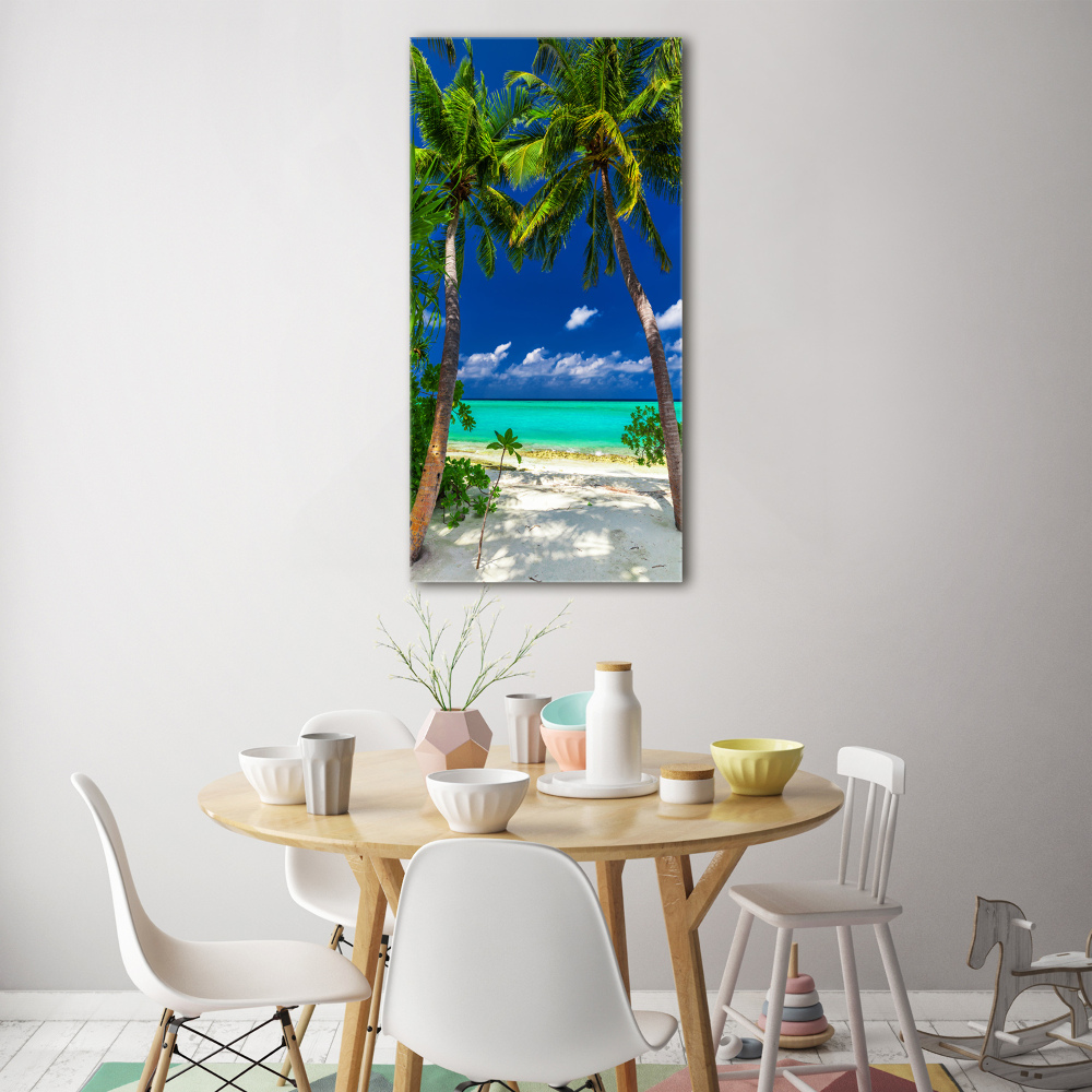 Acrylic print Tropical beach