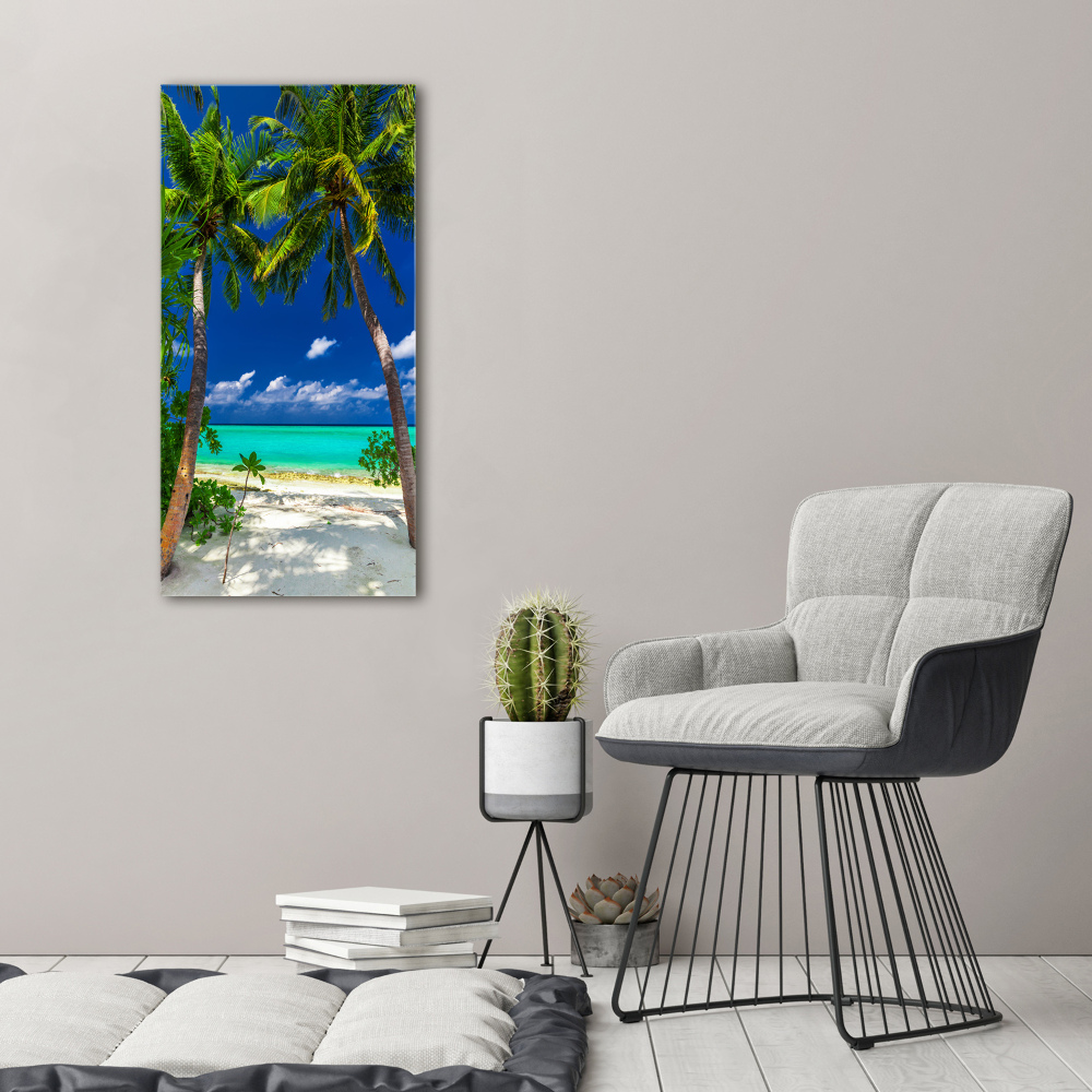 Acrylic print Tropical beach