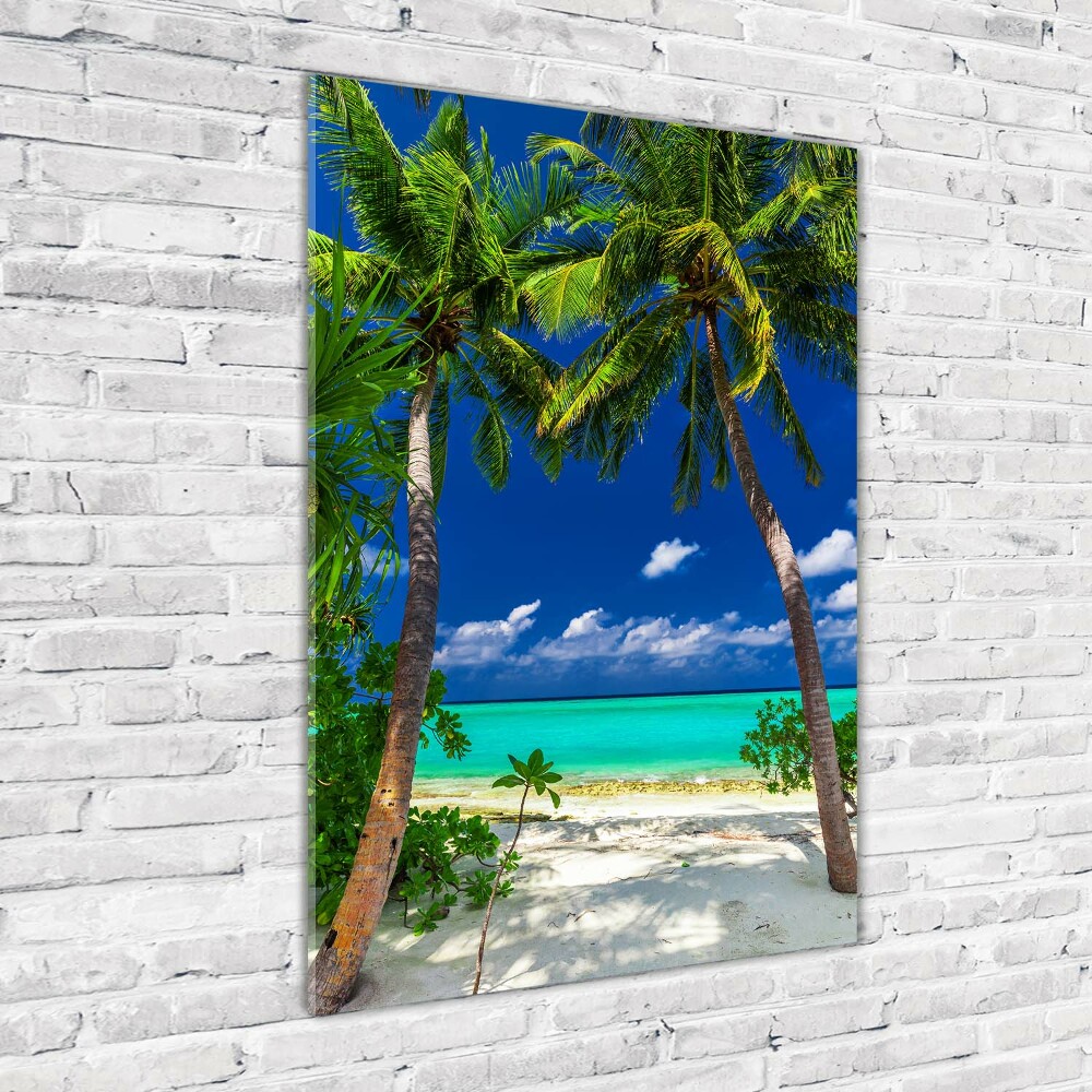 Acrylic print Tropical beach