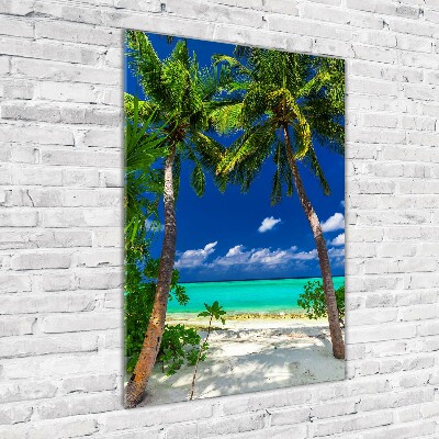 Acrylic print Tropical beach