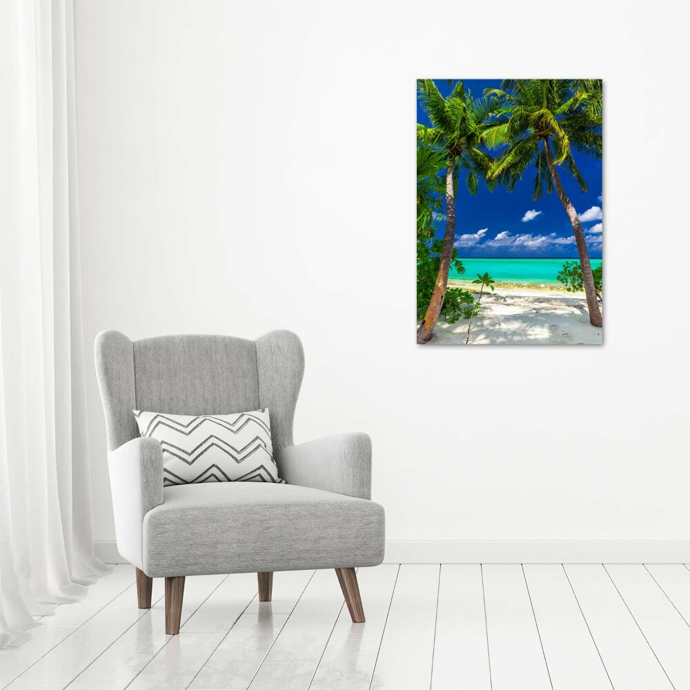 Acrylic print Tropical beach