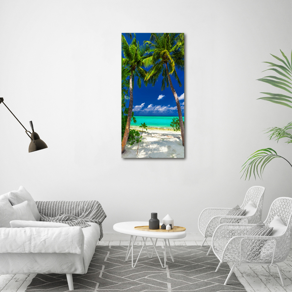 Acrylic print Tropical beach