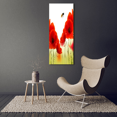 Print on acrylic glass Field poppies